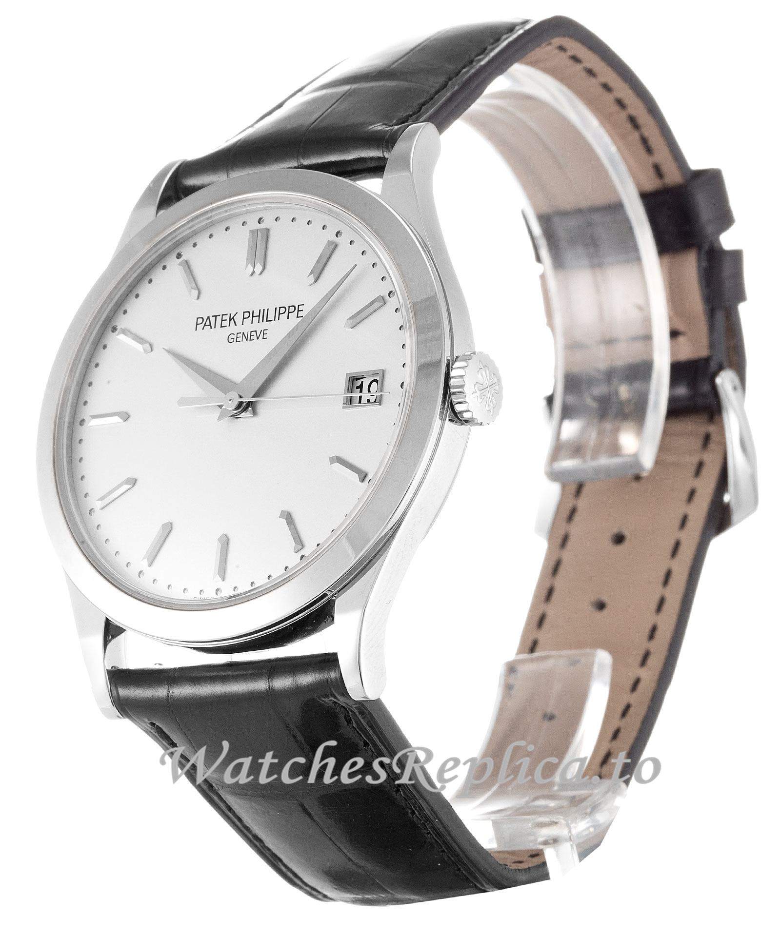Patek Philippe Calatrava Silver Dial 5296G 41MM - WatchesReplica.is