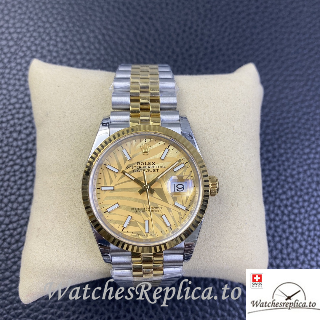Swiss Rolex Datejust Replica 126233 Stainless steel strap 36MM - WatchesReplica.is