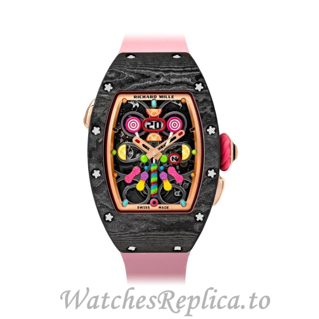 Richard Mille Replica RM37-01 Rubber strap 52.65x34.40MM - WatchesReplica.is