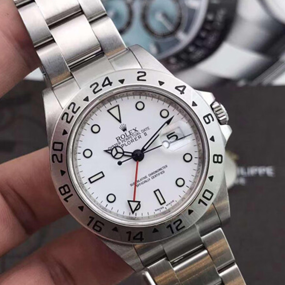 Rolex Replica Explorer II 40mm 165702 - WatchesReplica.is