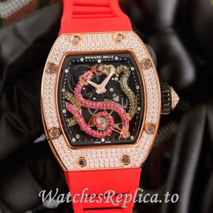 Richard Mille Replica RM26-01 Rubber strap 50MM - WatchesReplica.is