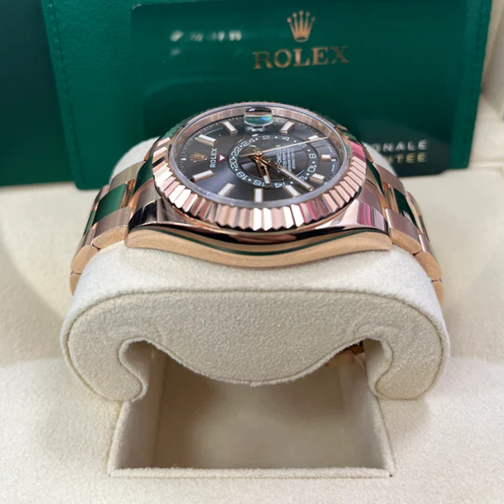 Rolex Sky-Dweller 42mm Dark Rhodium Dial 326935 - WatchesReplica.is