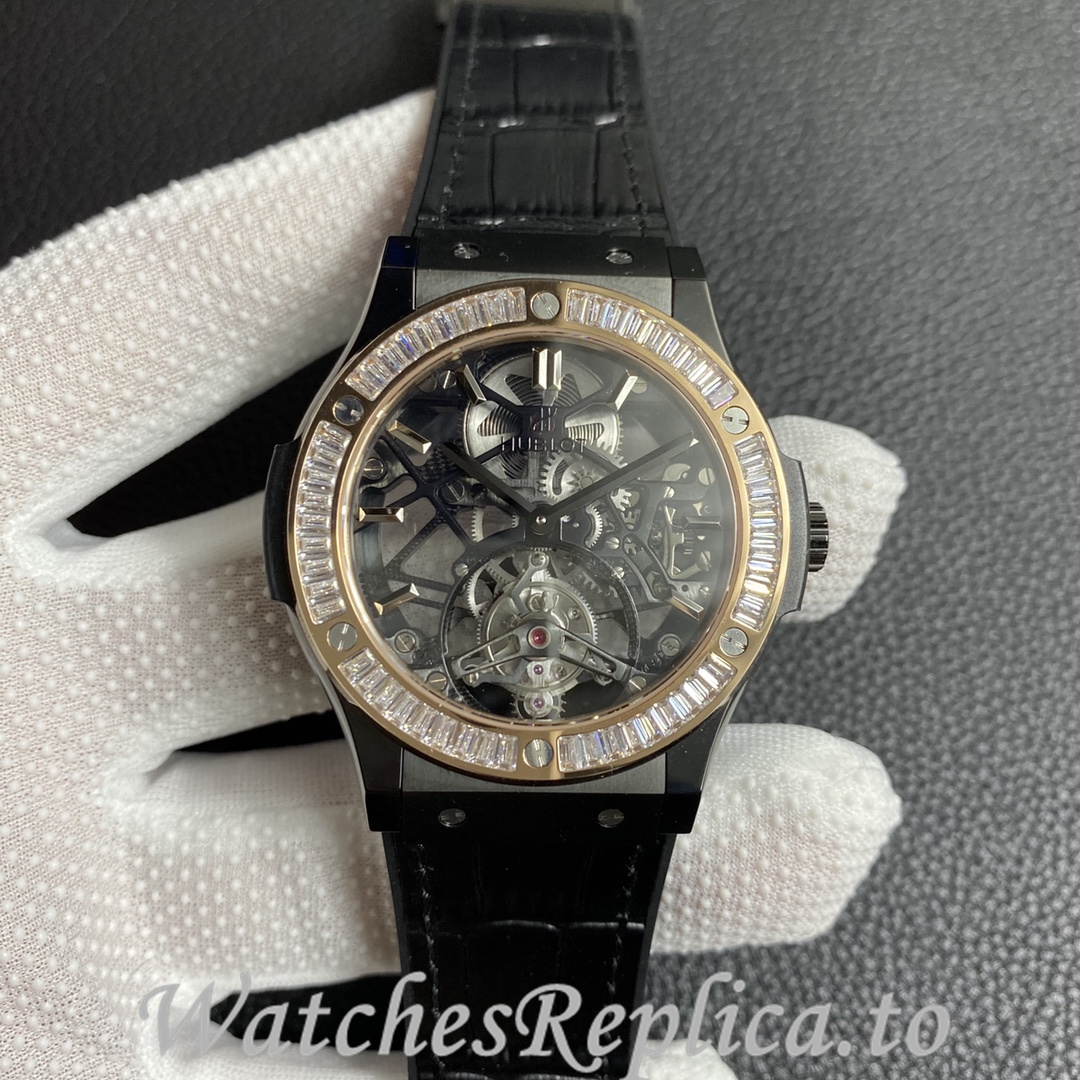Hublot Replica Classic Fusion Leather strap 45MM - WatchesReplica.is