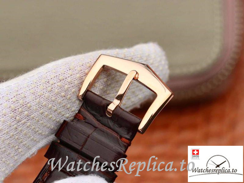 Swiss Patek Philippe Grand Complications Annual Calendar Replica 5205G-001 Brown Strap 40MM - WatchesReplica.is