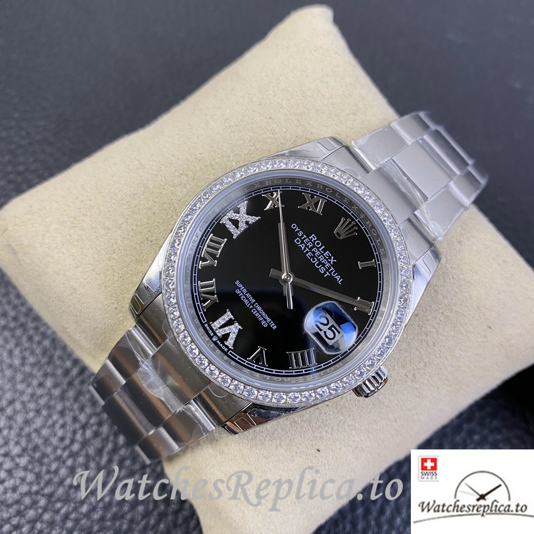 Swiss Rolex Datejust Replica 126233 Stainless steel strap 36MM - WatchesReplica.is