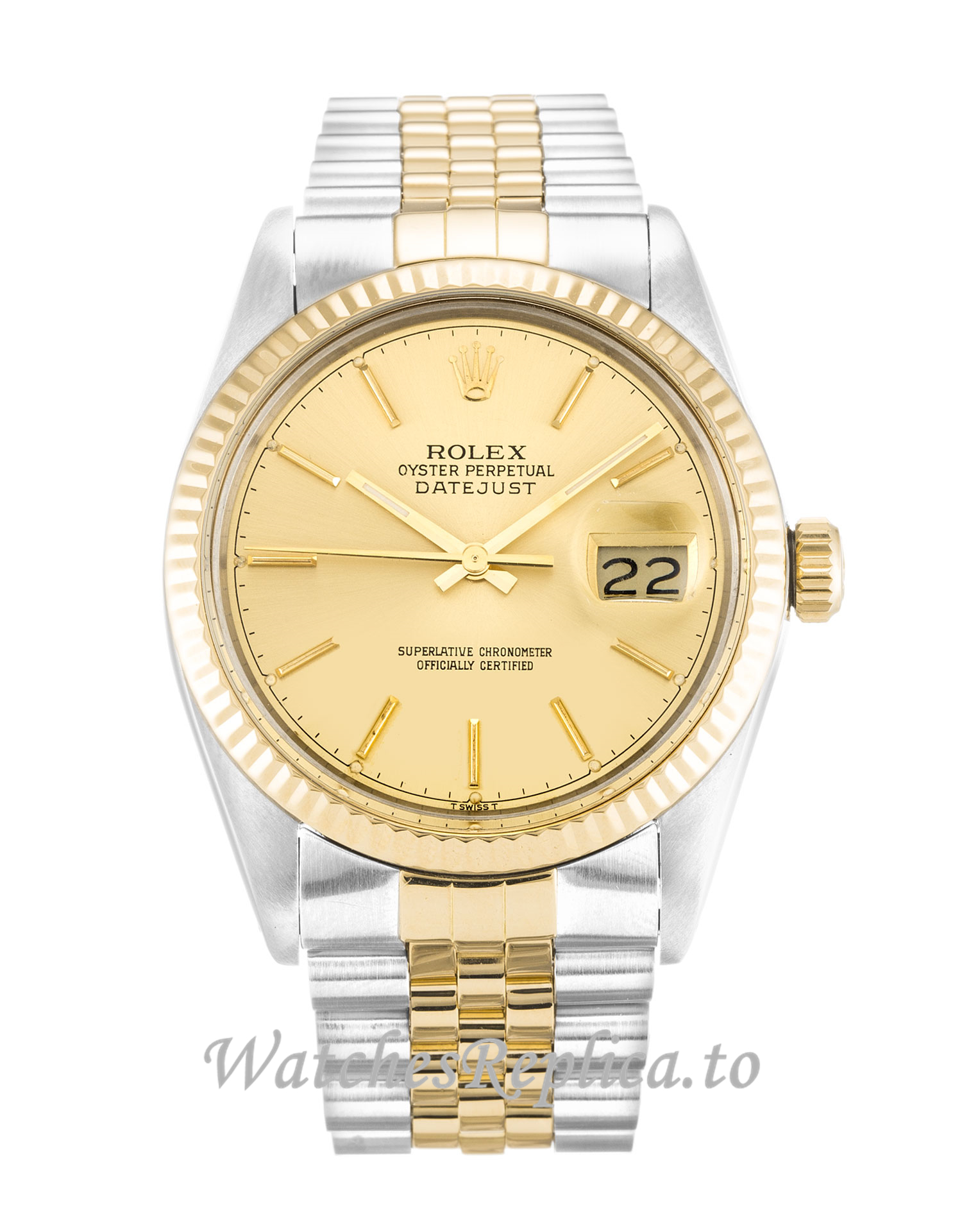 Rolex Datejust Champagne Dial 16013 - WatchesReplica.is