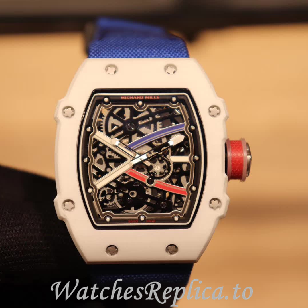 Richard Mille Replica RM67-02 Canvas strap 38.70x47.52MM - WatchesReplica.is