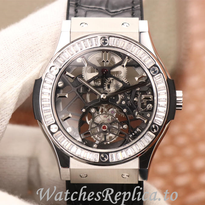 Hublot Replica Classic Fusion Series Leather strap 45MM - WatchesReplica.is