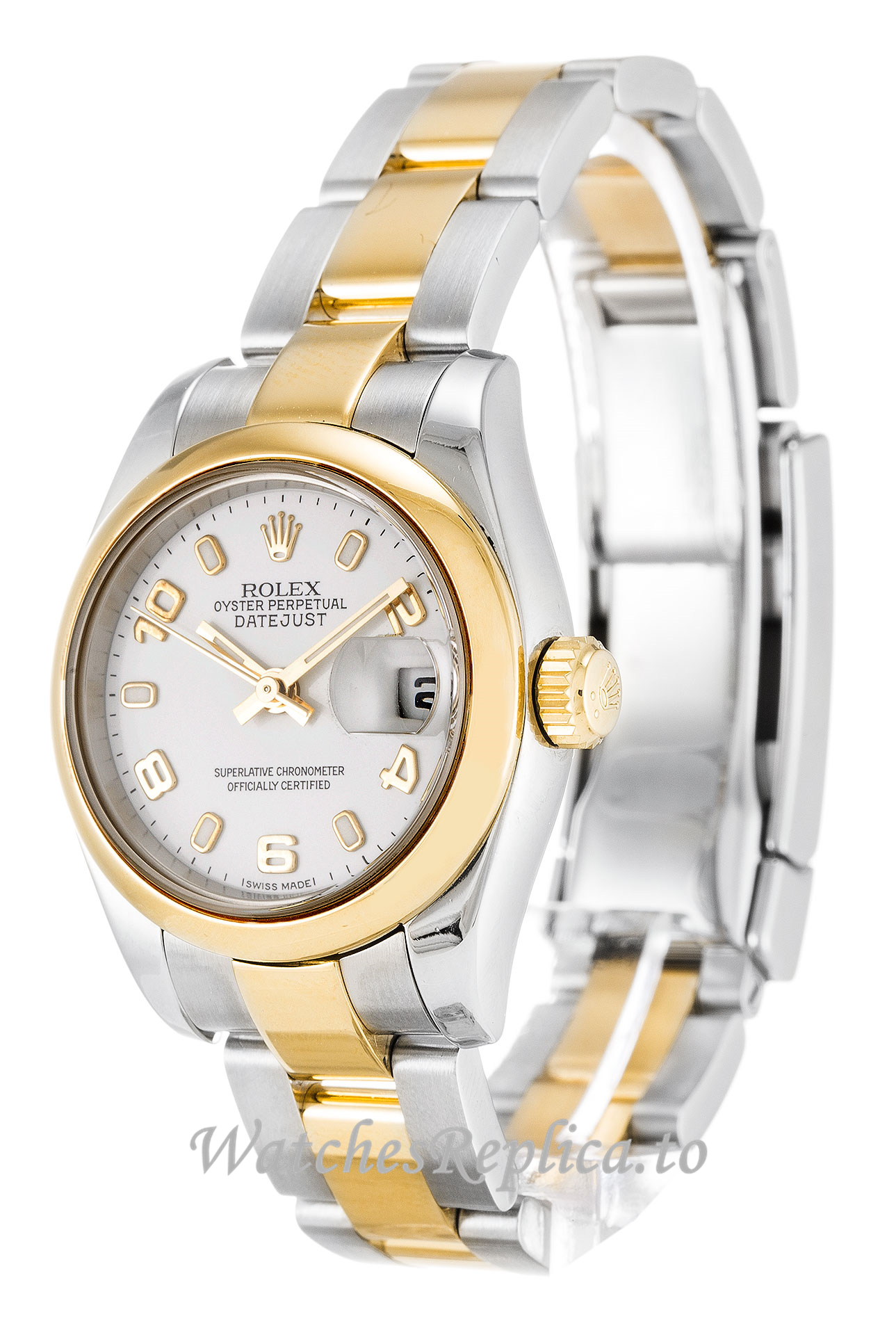 Rolex Datejust Lady White Dial 179163 26MM - WatchesReplica.is