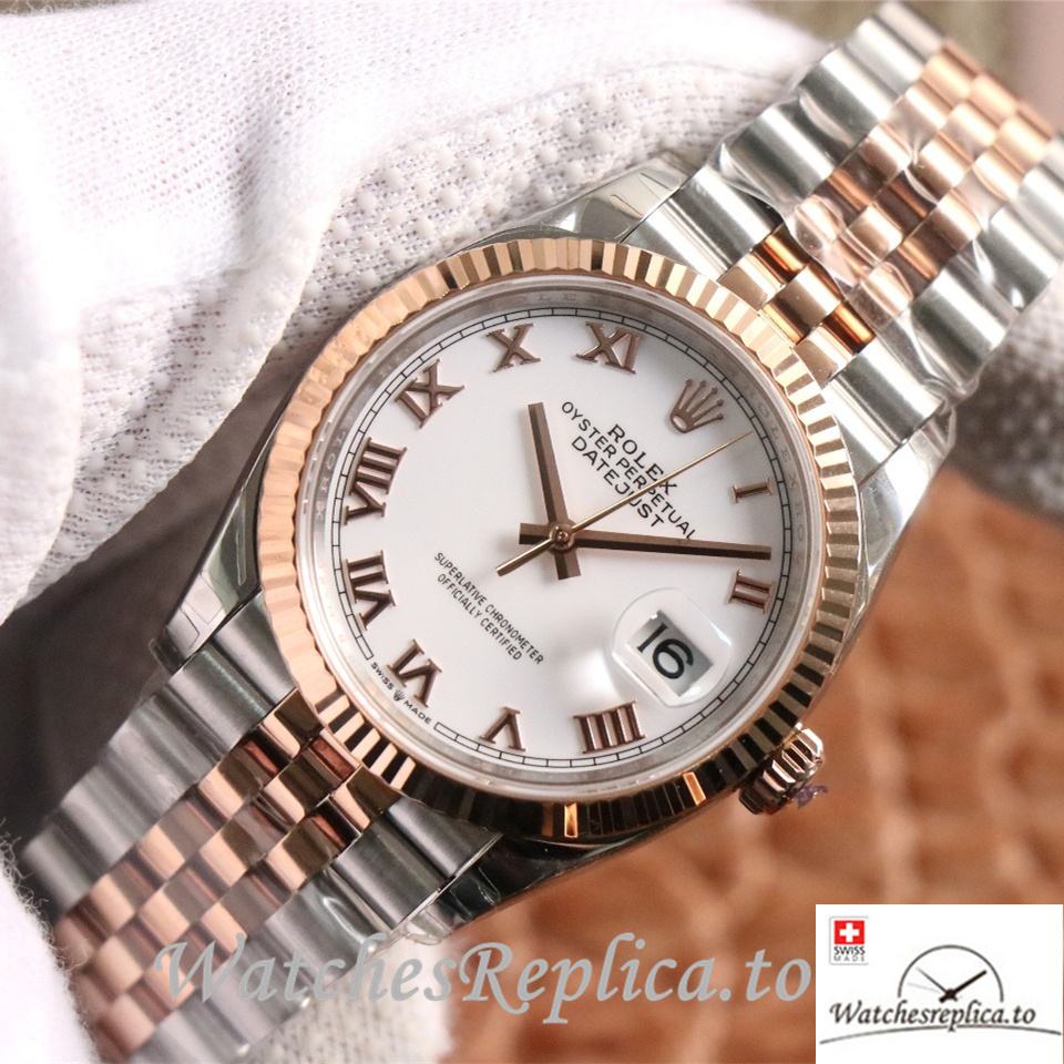 Swiss Rolex Datejust Replica 126233 Stainless steel strap 36MM - WatchesReplica.is