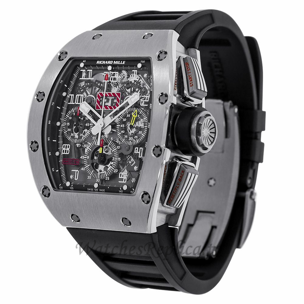 Richard Mille Replica Felipe Massa Titanium Flyback Chronograph 50MM M01107029 - WatchesReplica.is