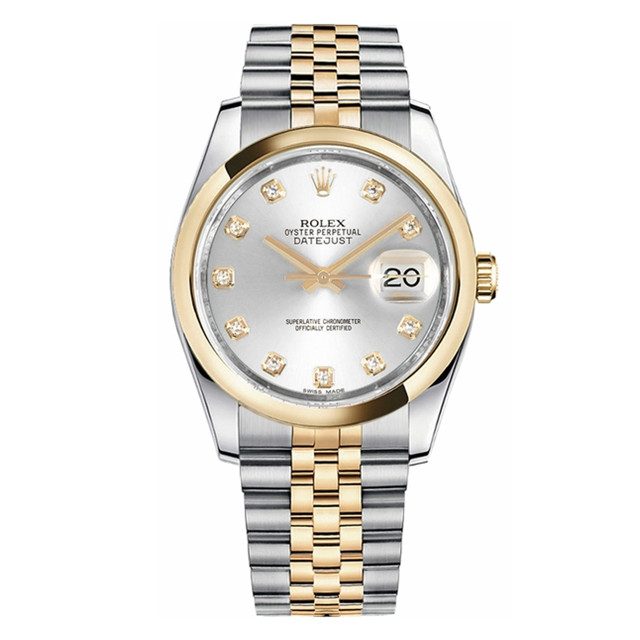 Replica Rolex Datejust 116203-27 36MM Stainless steel strap Mens Watch - WatchesReplica.is