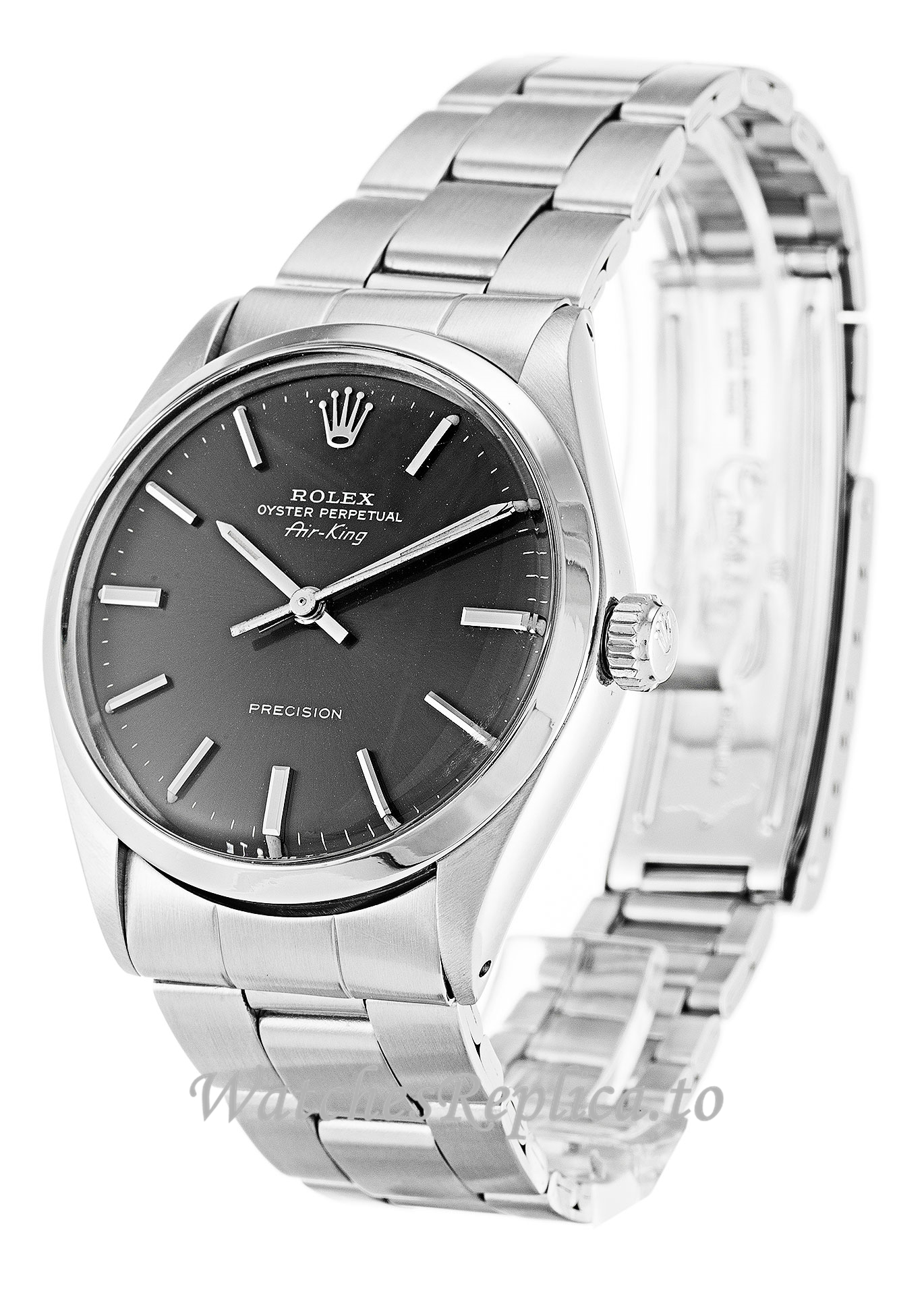 Rolex Air-King Grey Dial 5500-34 MM - WatchesReplica.is
