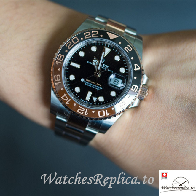 Swiss Rolex GMT-Master 126711-0002 Stainless steel strap 40MM - WatchesReplica.is