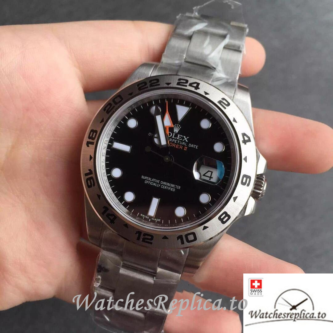Swiss Rolex Explorer Replica 216570 Stainless steel strap 42MM - WatchesReplica.is