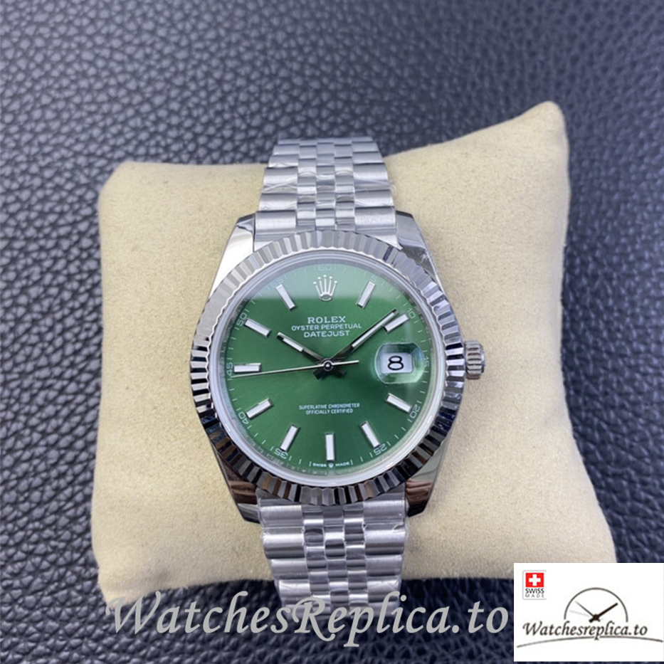 Swiss Rolex Datejust 126334 Replica Stainless steel strap 41MM - WatchesReplica.is