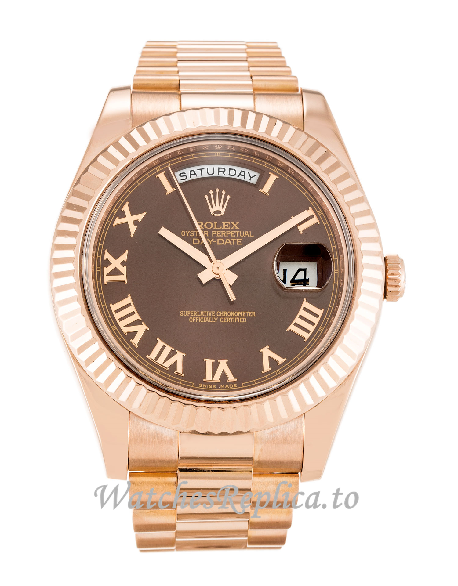 Rolex Day-Date II Chocolate Dial 218235 - WatchesReplica.is