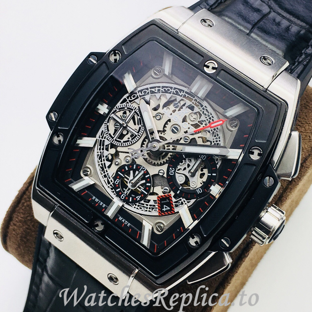 Hublot Replica SPIRIT OF BIG BANG Leather strap 42MM - WatchesReplica.is