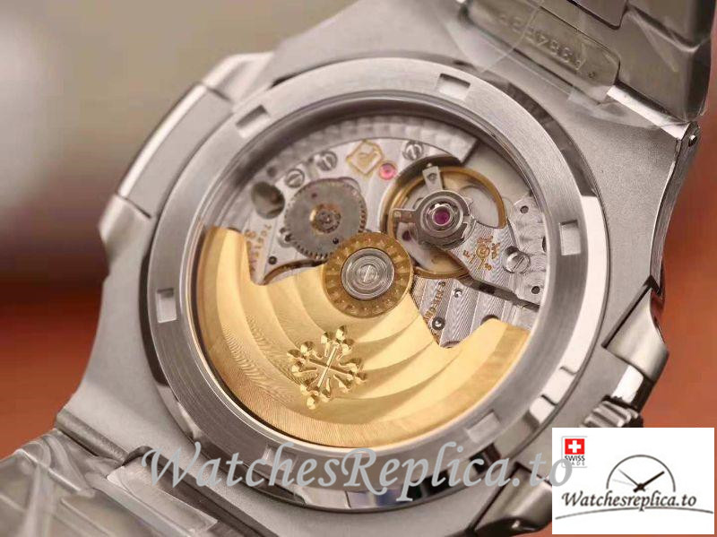 Swiss Patek Philippe Nautilus Jumbo Replica 5711 004 Stick Markers 40MM - WatchesReplica.is