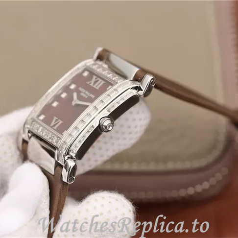 Patek Philippe Replica Twenty-4 Leather strap 30MM - WatchesReplica.is