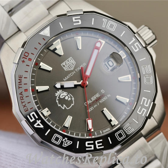 Tag Heuer Replica Aquaracer Stainless steel strap 43MM - WatchesReplica.is