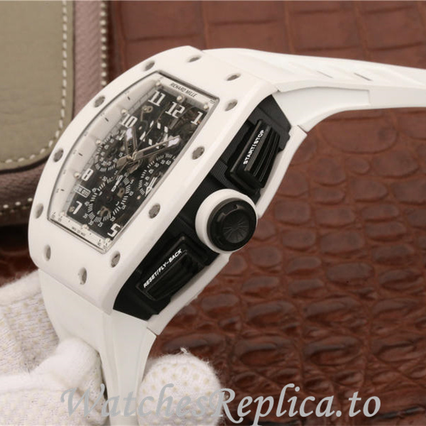 Richard Mille Replica RM011 Rubber strap 50MM - WatchesReplica.is