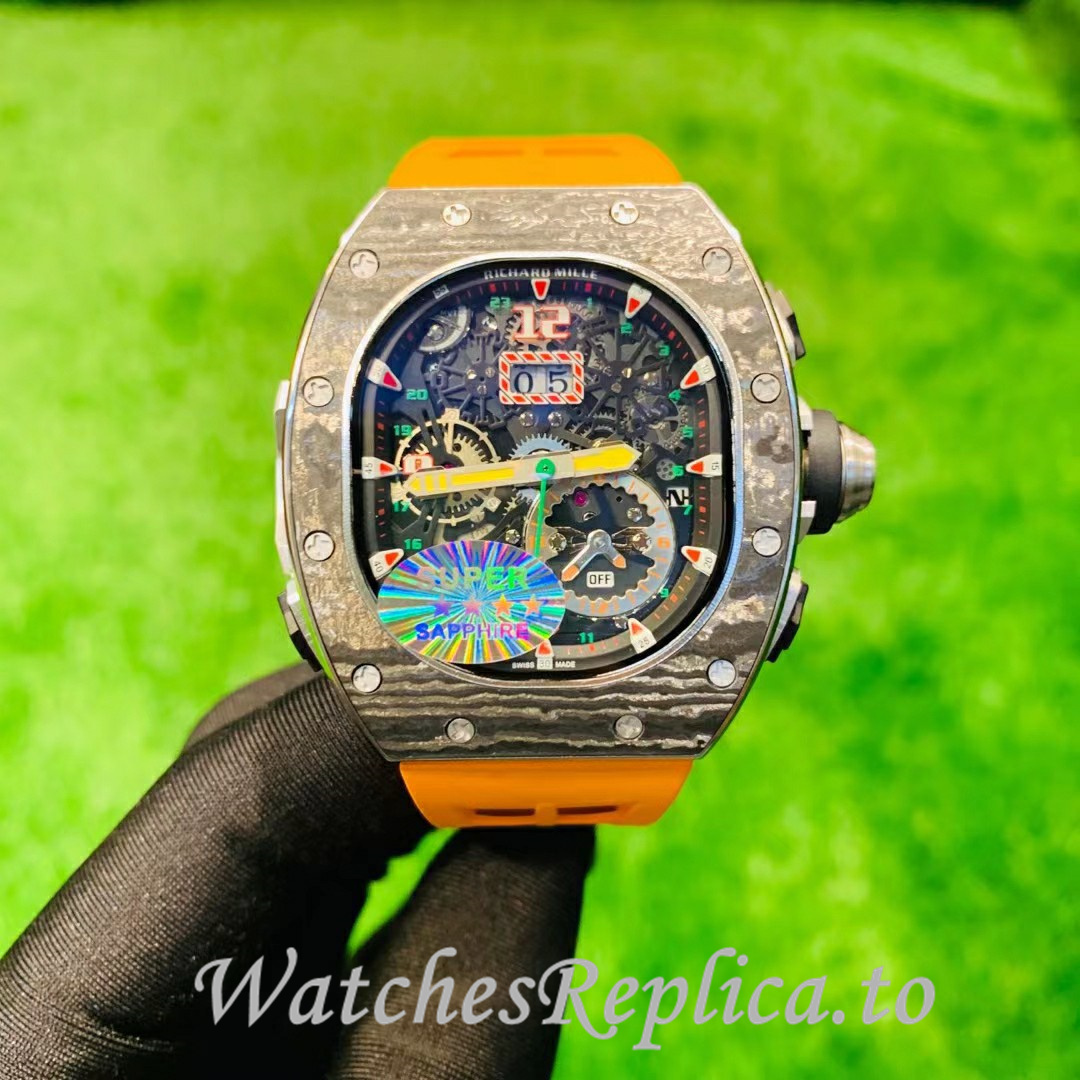Richard Mille Replica RM62-01 Rubber strap 50MM - WatchesReplica.is