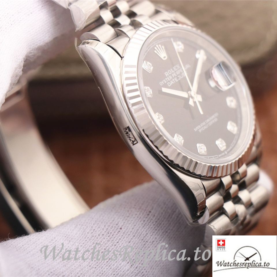 Swiss Rolex Datejust Replica 126233 Stainless steel strap 36MM - WatchesReplica.is