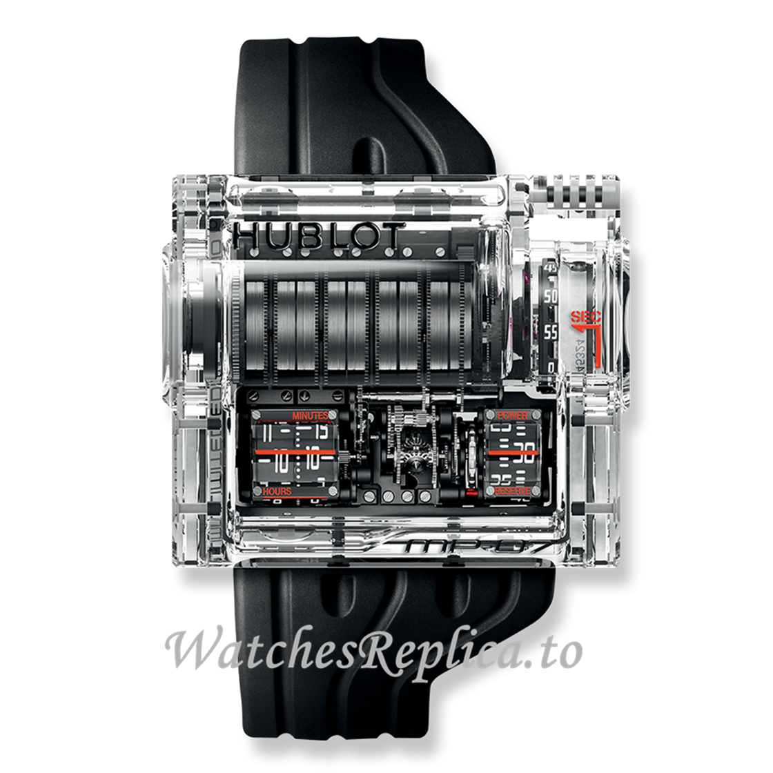 Replica Hublot MP-07 Sapphire 40 Days 907.JX.0001.RX Power Reserve - WatchesReplica.is