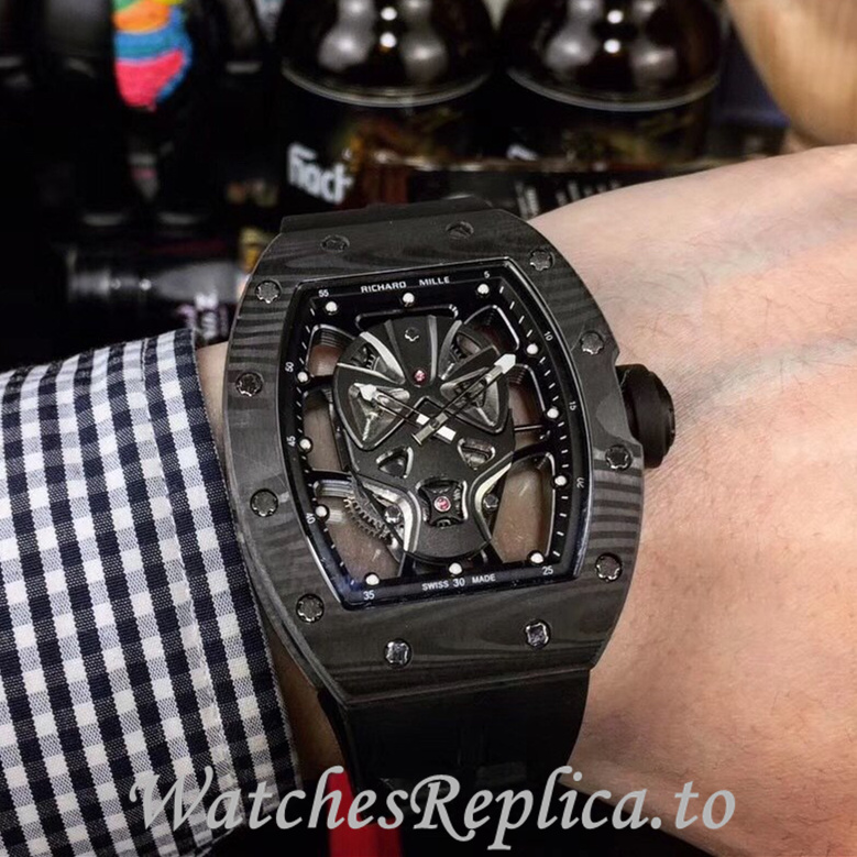 Richard Mille Replica RM52-06 Rubber strap 50MM - WatchesReplica.is