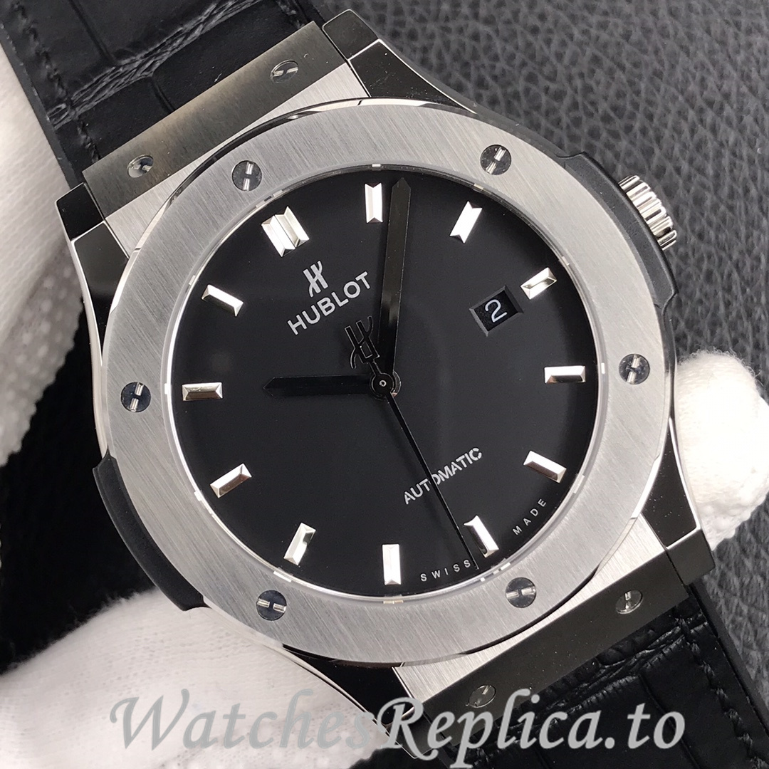 Hublot Replica Classic Fusion Series Leather strap 45MM - WatchesReplica.is