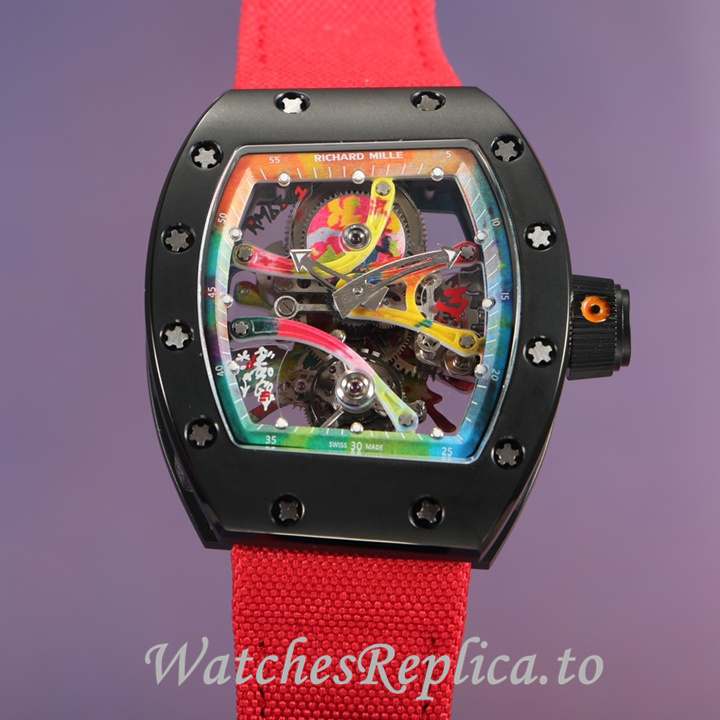 Richard Mille Replica RM68-01 Canvas strap 51MM - WatchesReplica.is