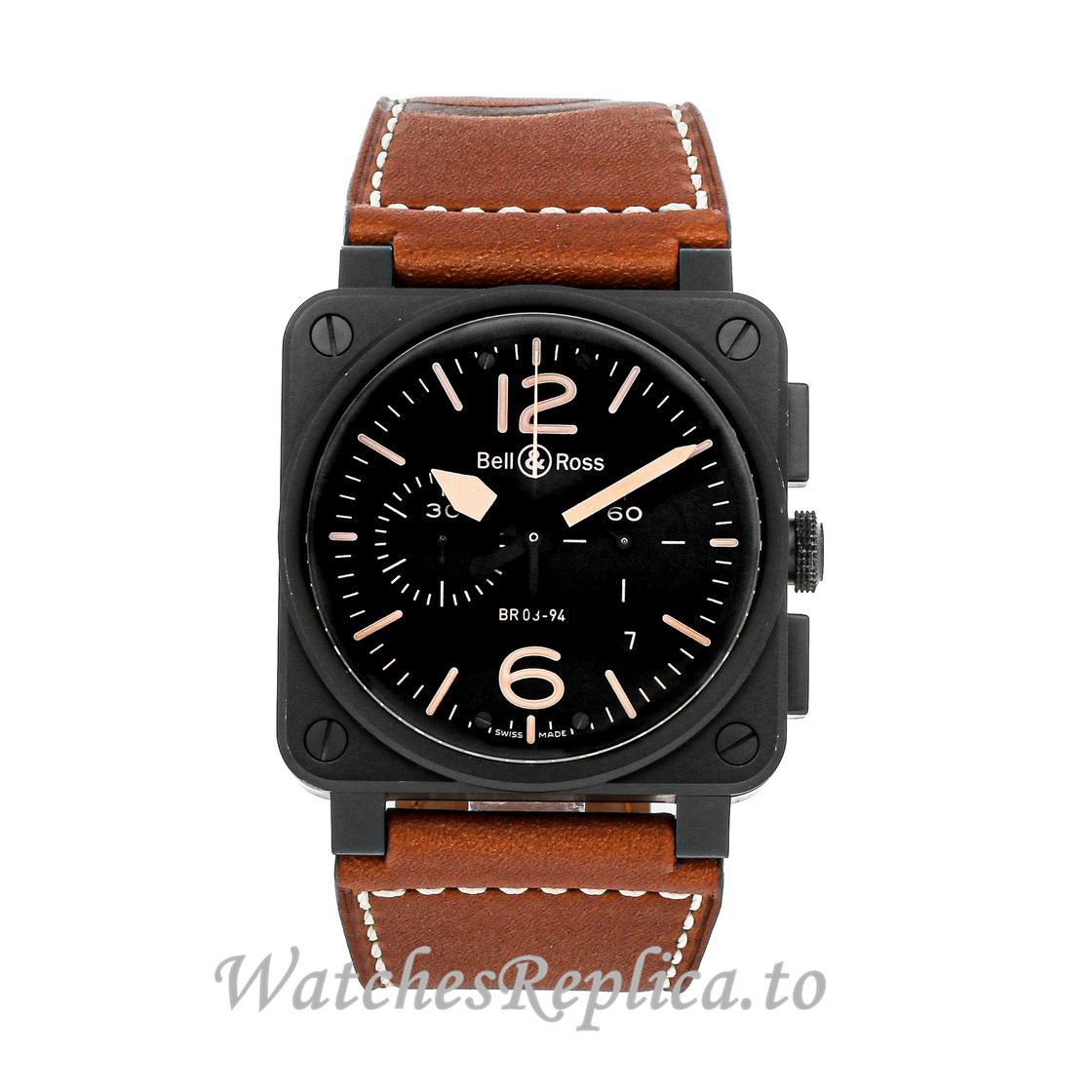 Replica Bell Ross BR 03 BR03 94 HERITAGE 42MM Mens Watch - WatchesReplica.is