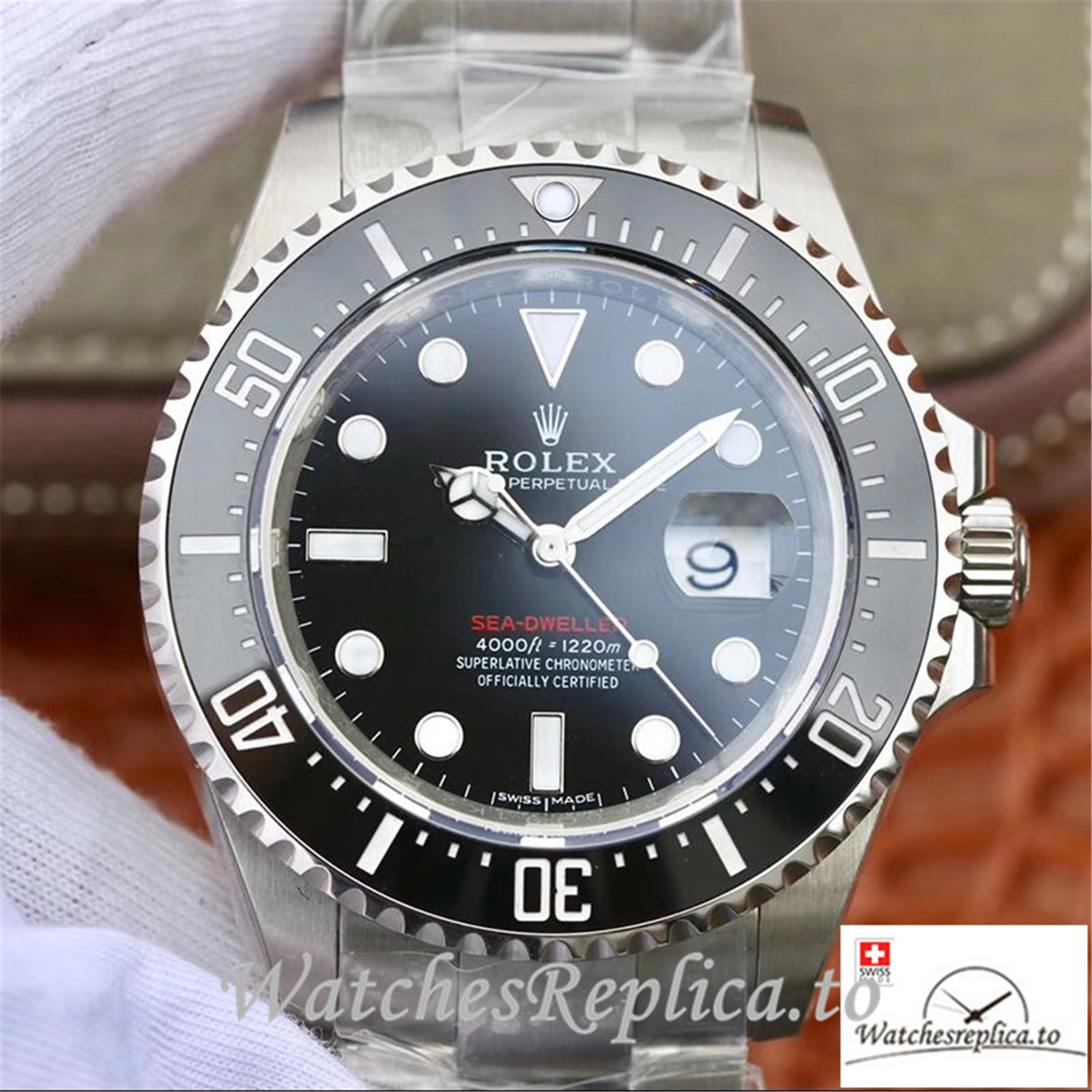 Rolex Sea-Dweller Replica 126600 Black Bezel 43MM - WatchesReplica.is