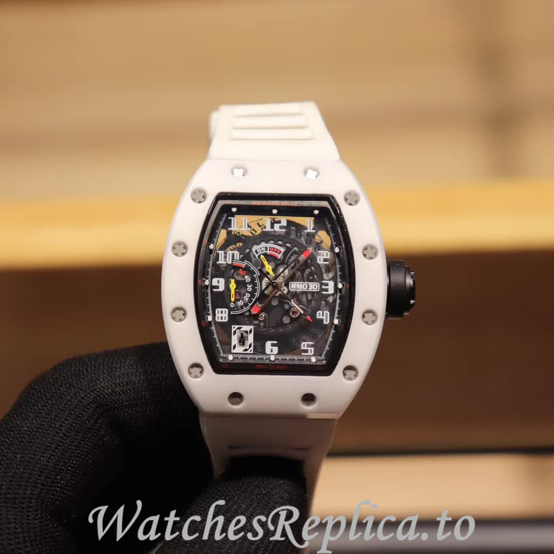Richard Mille Replica RM030 Rubber strap 50MM - WatchesReplica.is