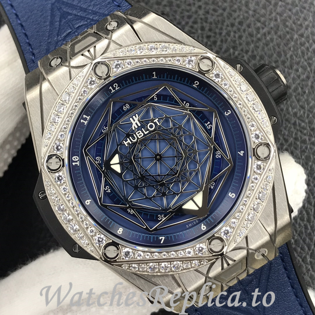 Hublot Replica Big Bang Series Tattoo Rubber strap 45MM - WatchesReplica.is