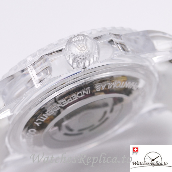 Swiss Rolex Submariner Replica Rubber strap 40MM PHANTOMLAB&ROLEX Blue Dial - WatchesReplica.is