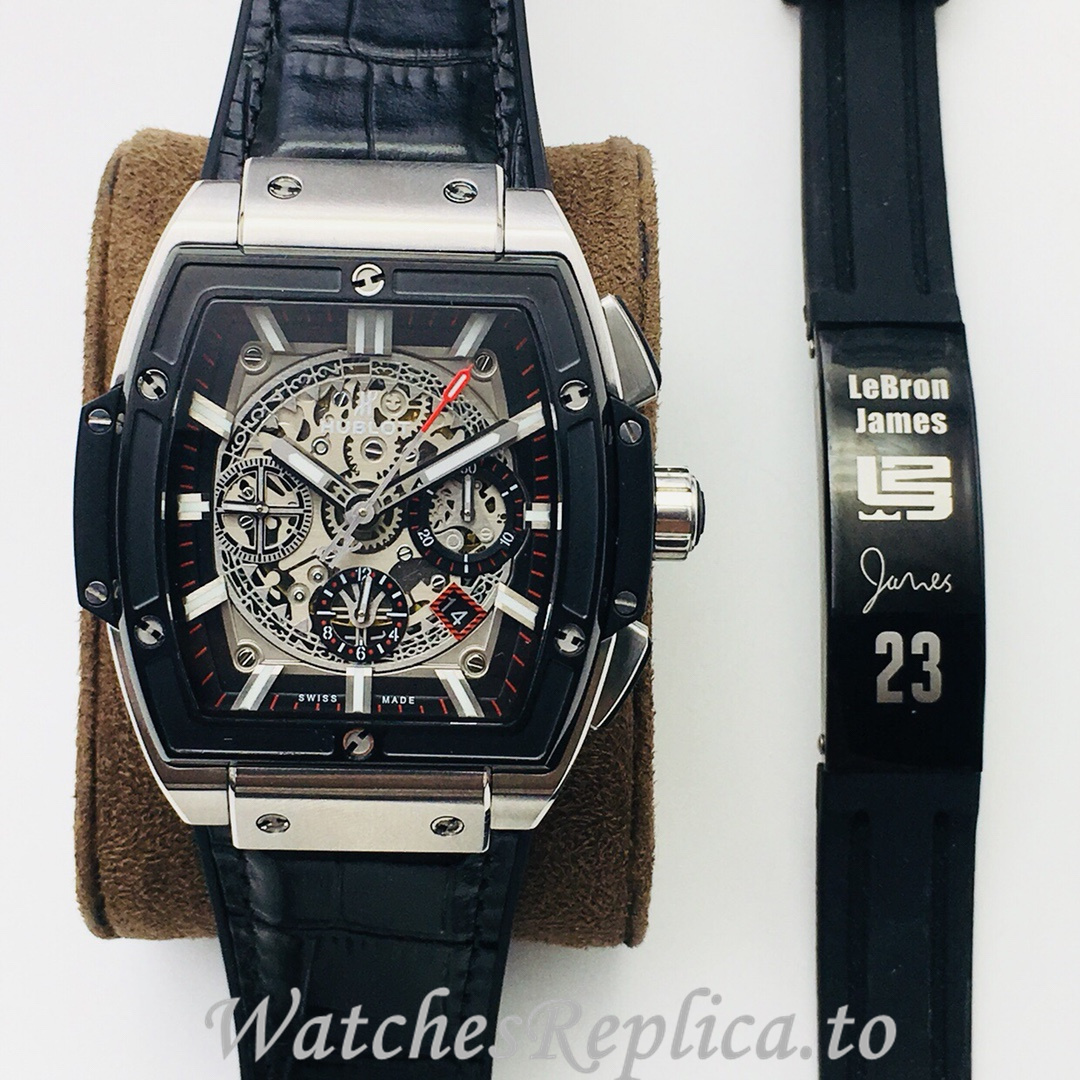 Hublot Replica SPIRIT OF BIG BANG Leather strap 42MM - WatchesReplica.is