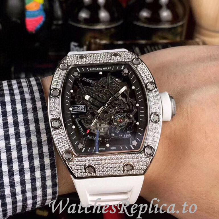 Richard Mille Replica RM035-AMERICA5 Rubber strap 50MM - WatchesReplica.is