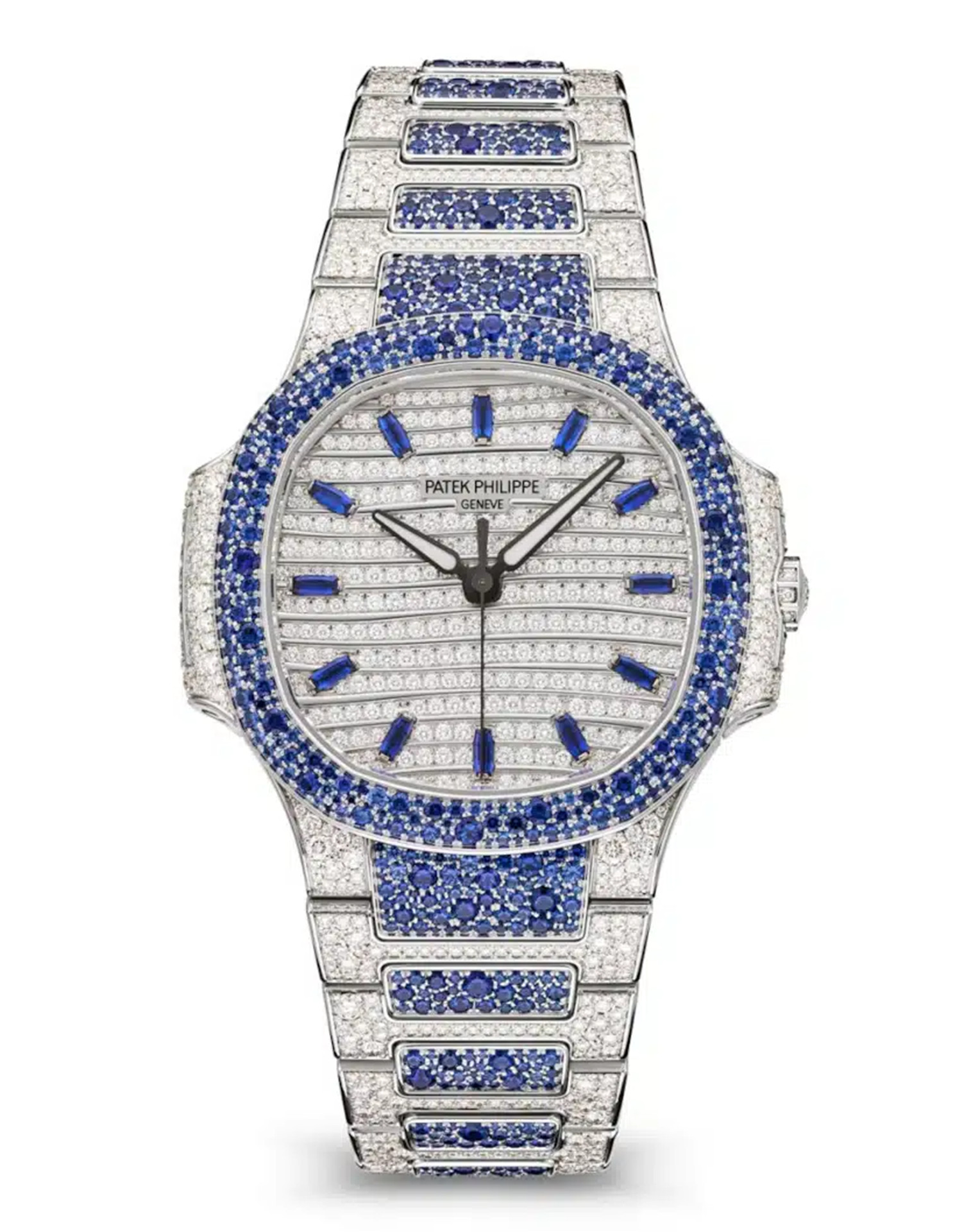 Patek Philippe Nautilus Diamond Dial 35mm 7118-1451G-001 - WatchesReplica.is