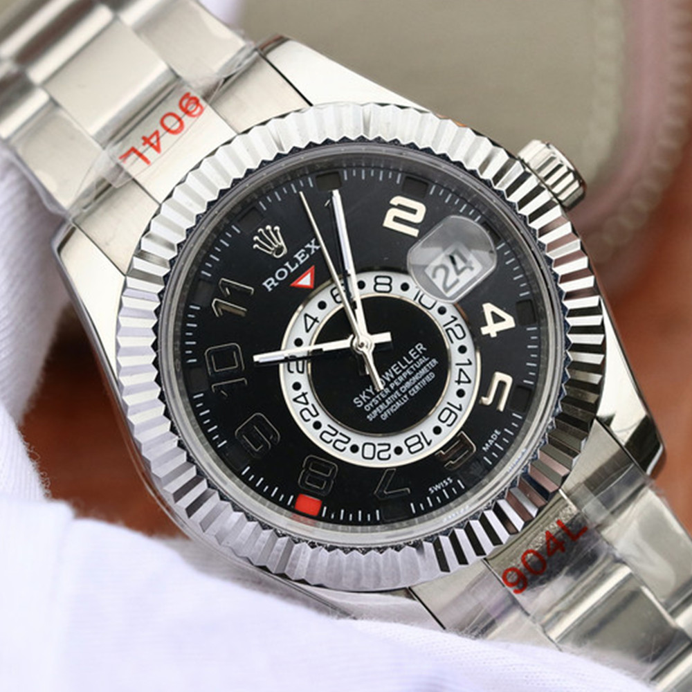 Rolex Sky Dweller Black Dial 326938 - WatchesReplica.is