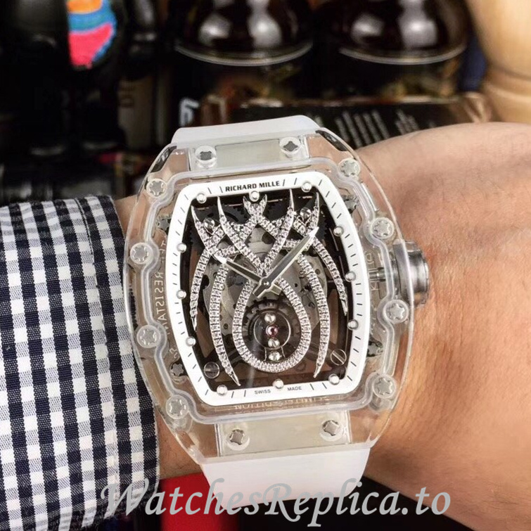 Richard Mille Replica RM052 Rubber strap 50MM - WatchesReplica.is
