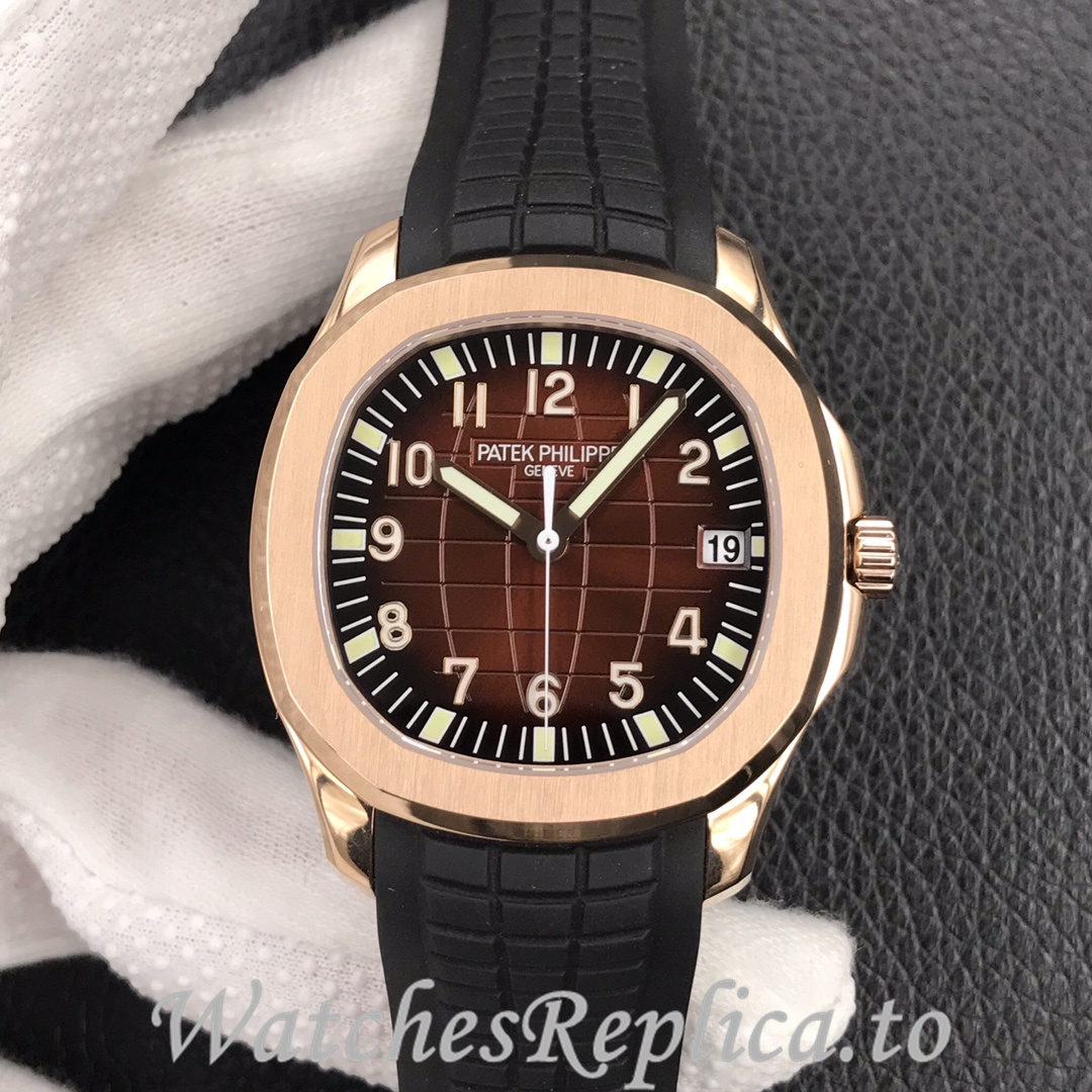 Patek Philippe Replica Aquanaut 5167 Rubber strap 40MM - WatchesReplica.is