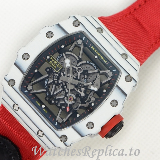 Richard Mille Replica RM35-01 Canvas strap 50MM - WatchesReplica.is