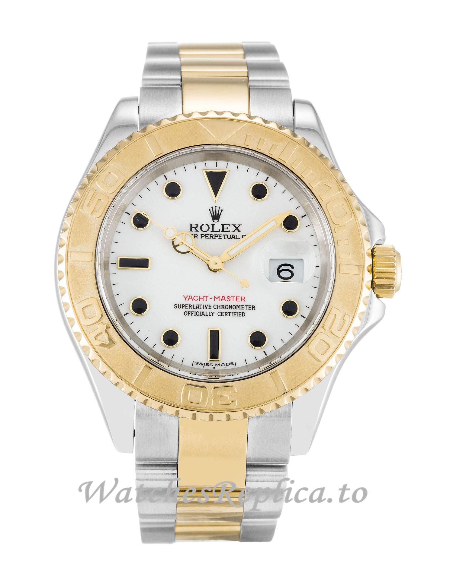 Rolex Yacht Master White Dial 16623 - WatchesReplica.is