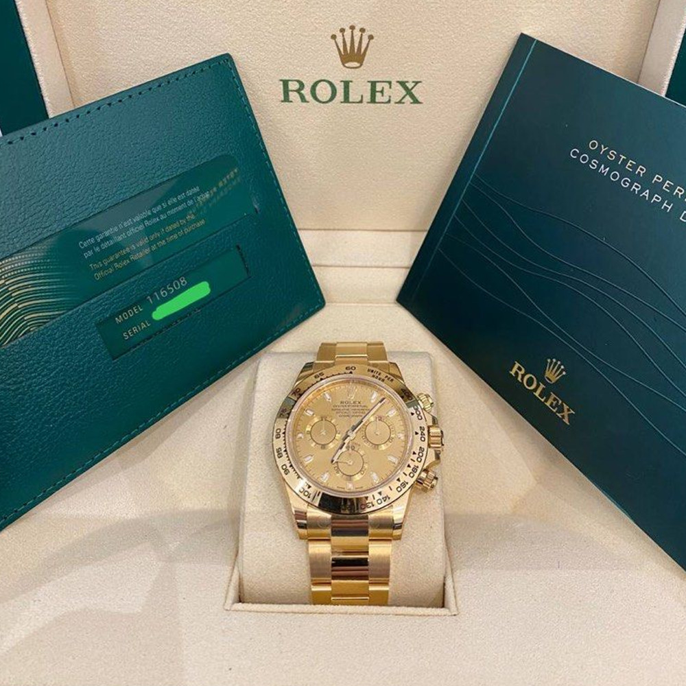 Rolex Daytona 116508 Yellow Gold Dial - WatchesReplica.is