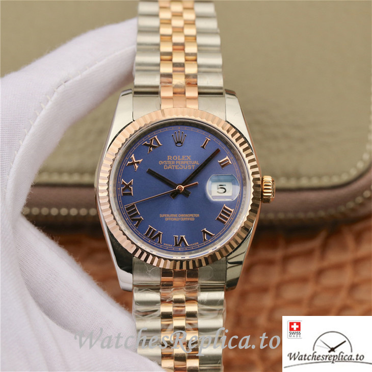 Swiss Rolex Datejust Replica 116231 Stainless steel strap 36MM - WatchesReplica.is