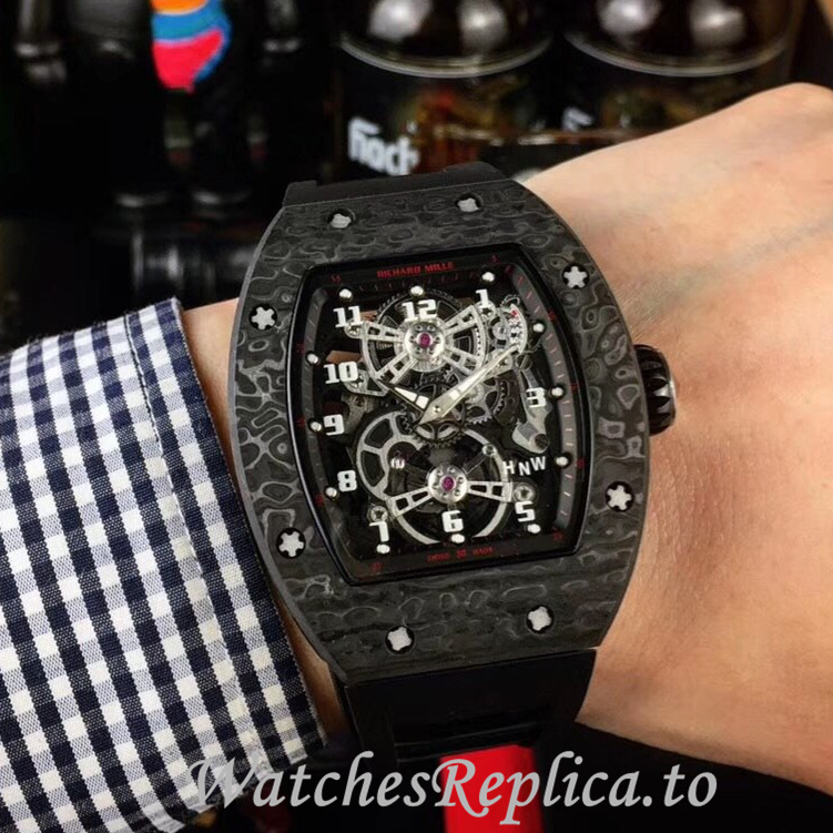 Richard Mille Replica RM17-01 Rubber strap 50MM - WatchesReplica.is