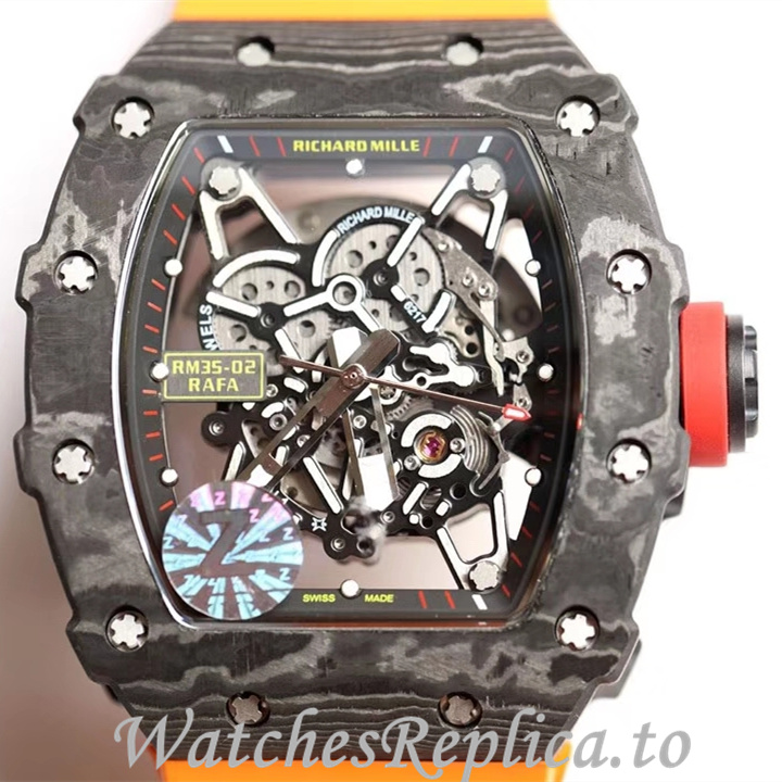 Richard Mille Replica RM35-02 Rubber strap 50MM - WatchesReplica.is