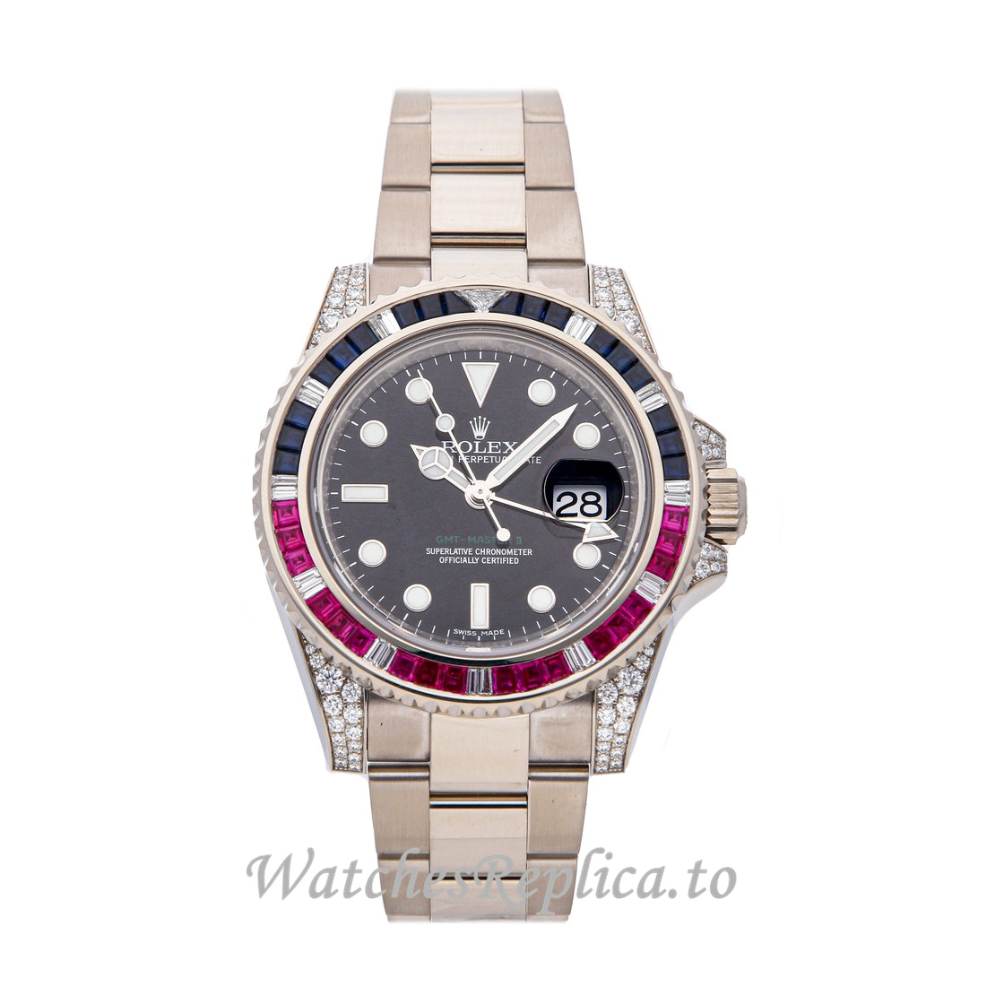 Replica Rolex GMT Master II 116759SARU 40MM Mens Watch - WatchesReplica.is